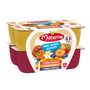 Voir la diapositive 2 : MATERNE Coupelles compote pomme vanille brugnon abricot myrtille sans sucres ajoutés 12 coupelles 12x100g