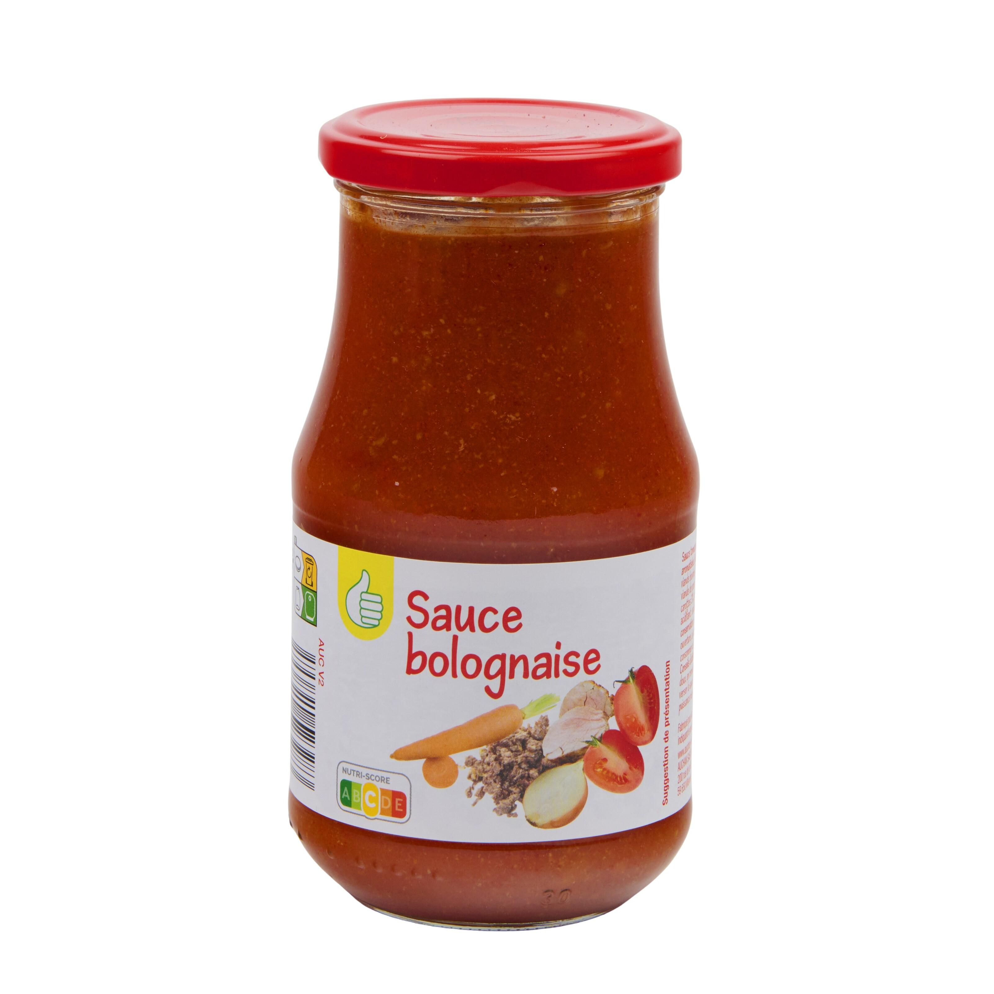 Voir la diapositive 4 : POUCE Sauce bolognaise en bocal 420g