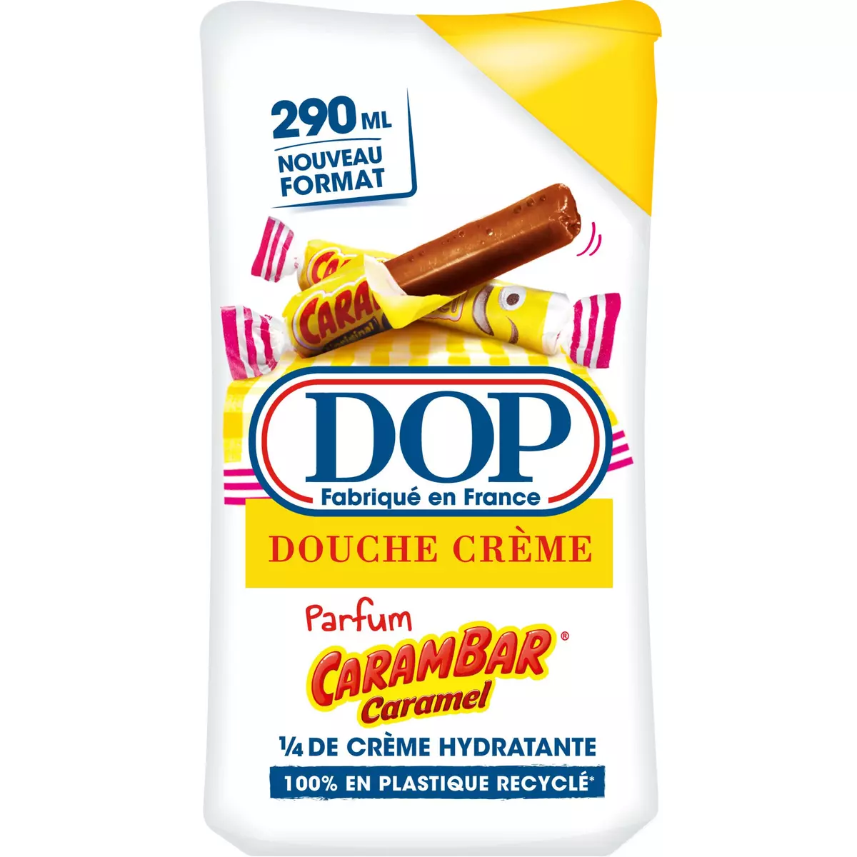DOP Douche crème hydratante parfum carambar caramel 290ml