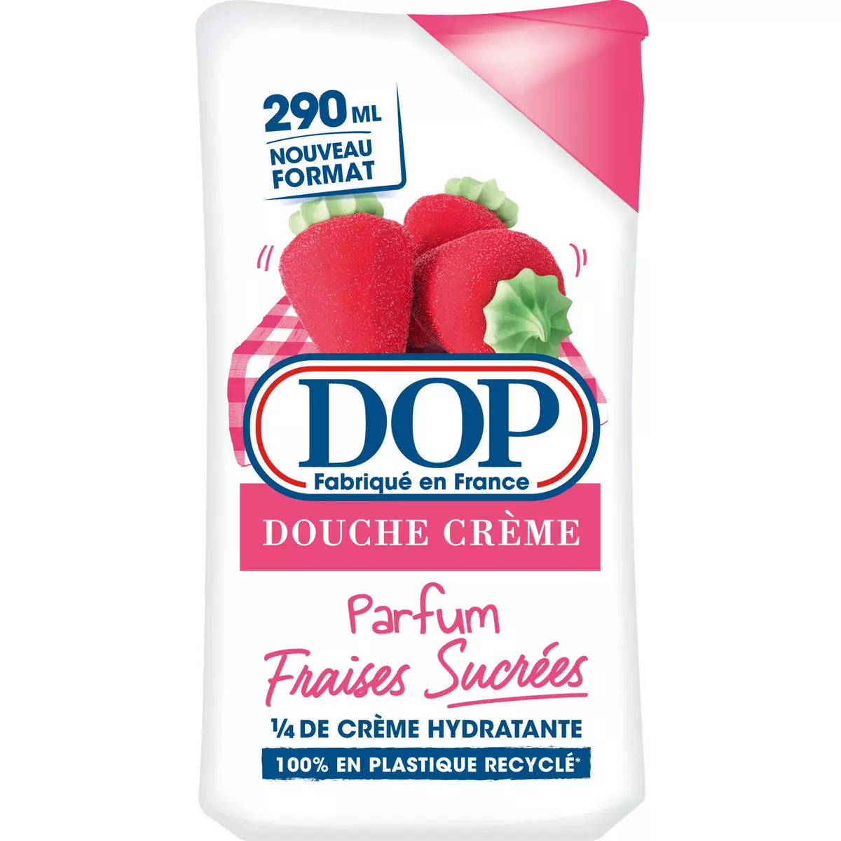 DOP Douche crème parfum fraise sucrée 290ml
