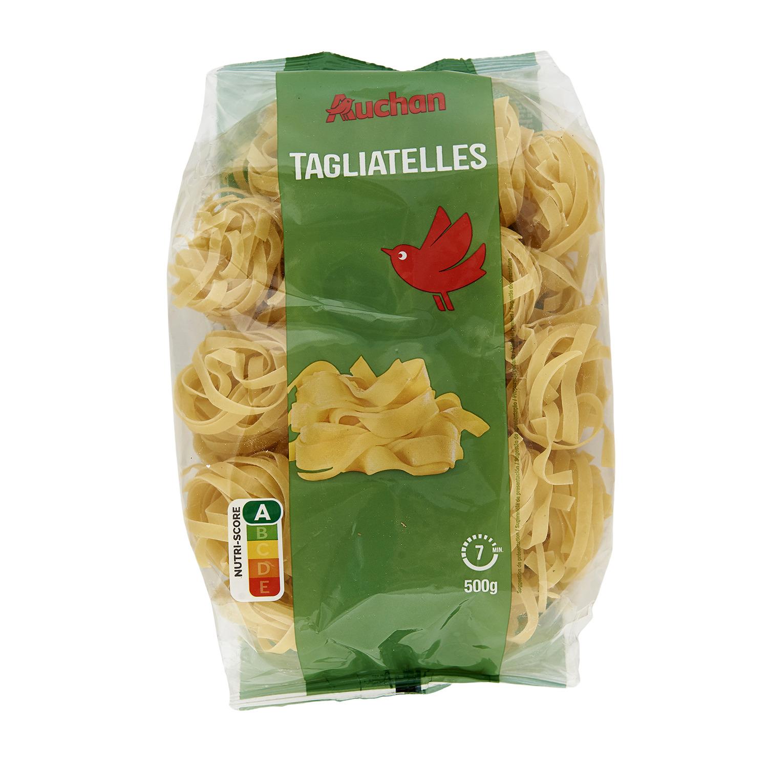 Voir la diapositive 2 : AUCHAN Tagliatelles 500g