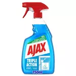 AJAX Spray nettoyant vitres triple action ecolabel 750ml