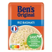 BEN'S ORIGINAL Riz curry et légumes sachet express 1 personne 220g pas cher  