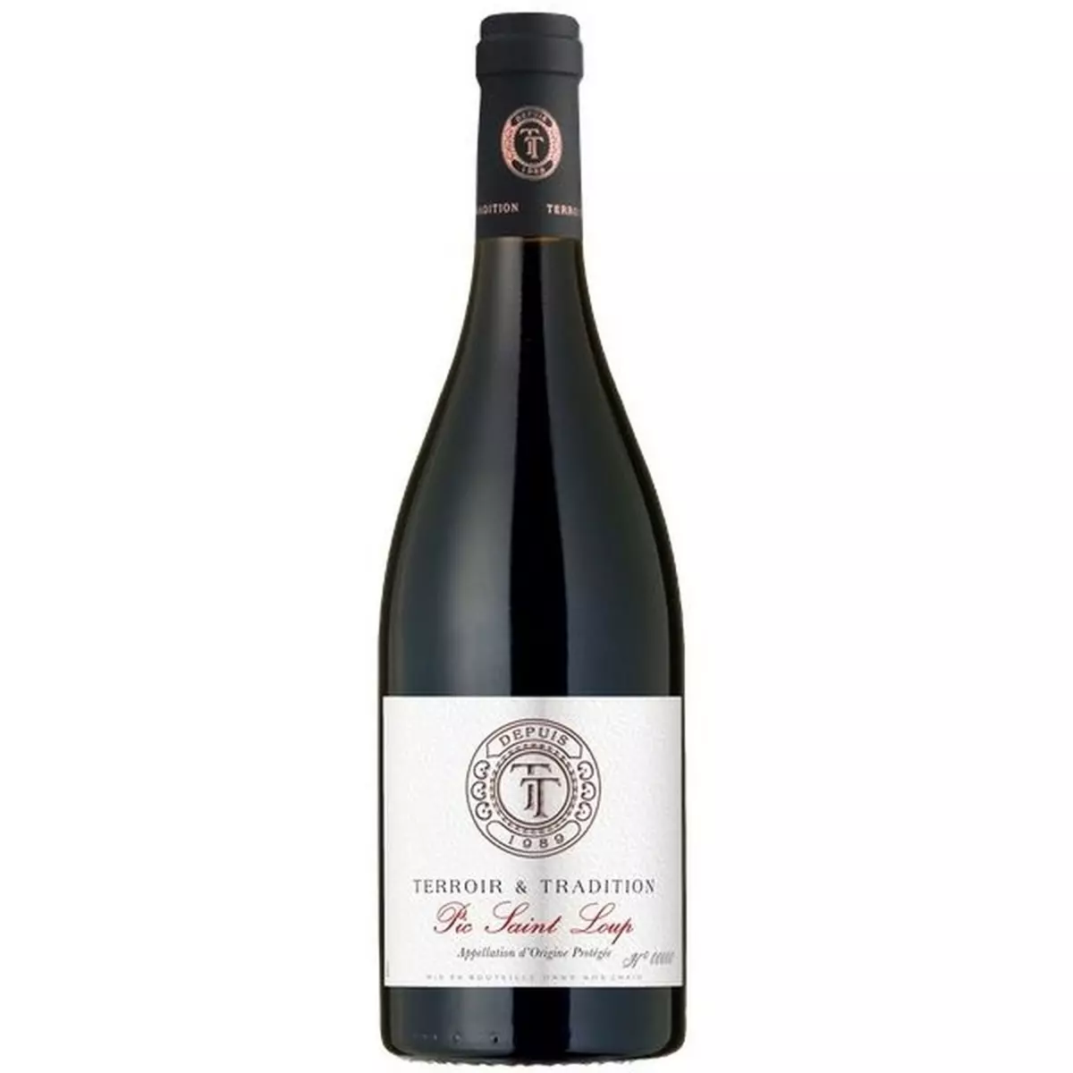 Vin rouge AOP Pic Saint Loup Terroir et Tradition 75cl