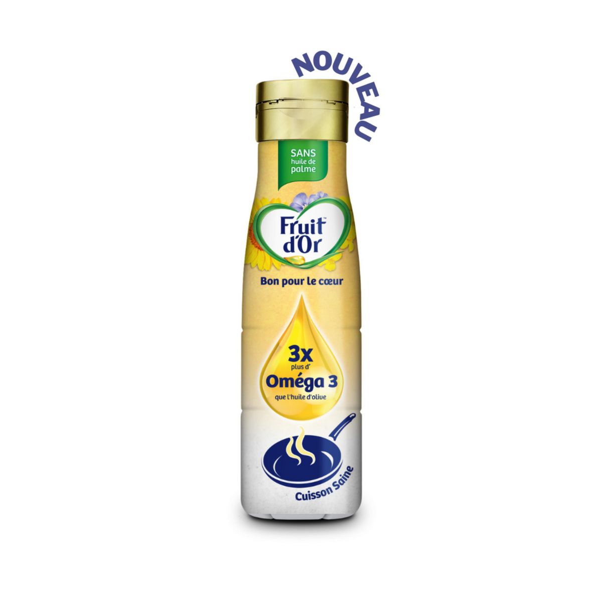 FRUIT D'OR Margarine liquide pour cuisson 500ml