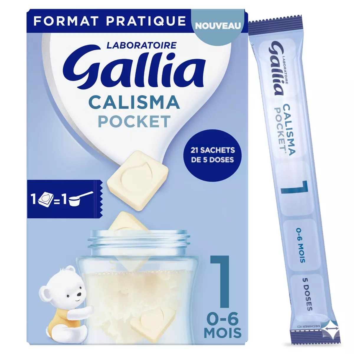 GALLIA Calisma pocket 1 lait 1er âge en tablettes dès la naissance