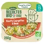 BLEDINA Les récoltes bio assiette risotto courgettes dinde dès 15 mois 250g