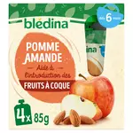 Blédina Gourdes dessert purée de fruits pomme amande dès 6 mois
