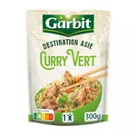 GARBIT Poulet et riz curry vert aux épices Destination Asie sachet express 1 personne 300g