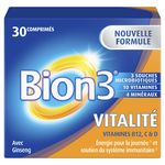 BION3 Compléments alimentaires vitalité vitamines B12, C et D 30 comprimés