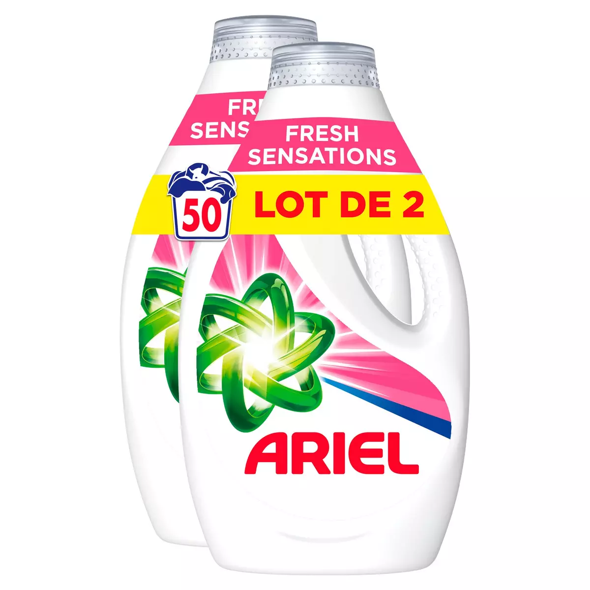 ARIEL Fresh sensations lessive liquide 50 lavages 2,5L