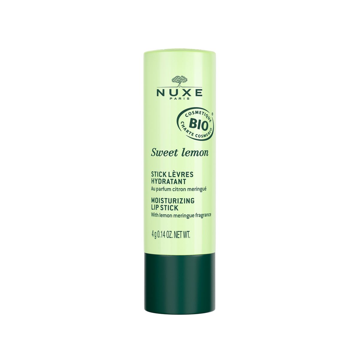NUXE Sweet lemon Stick lèvres hydratant au parfum citron meringué bio 4g