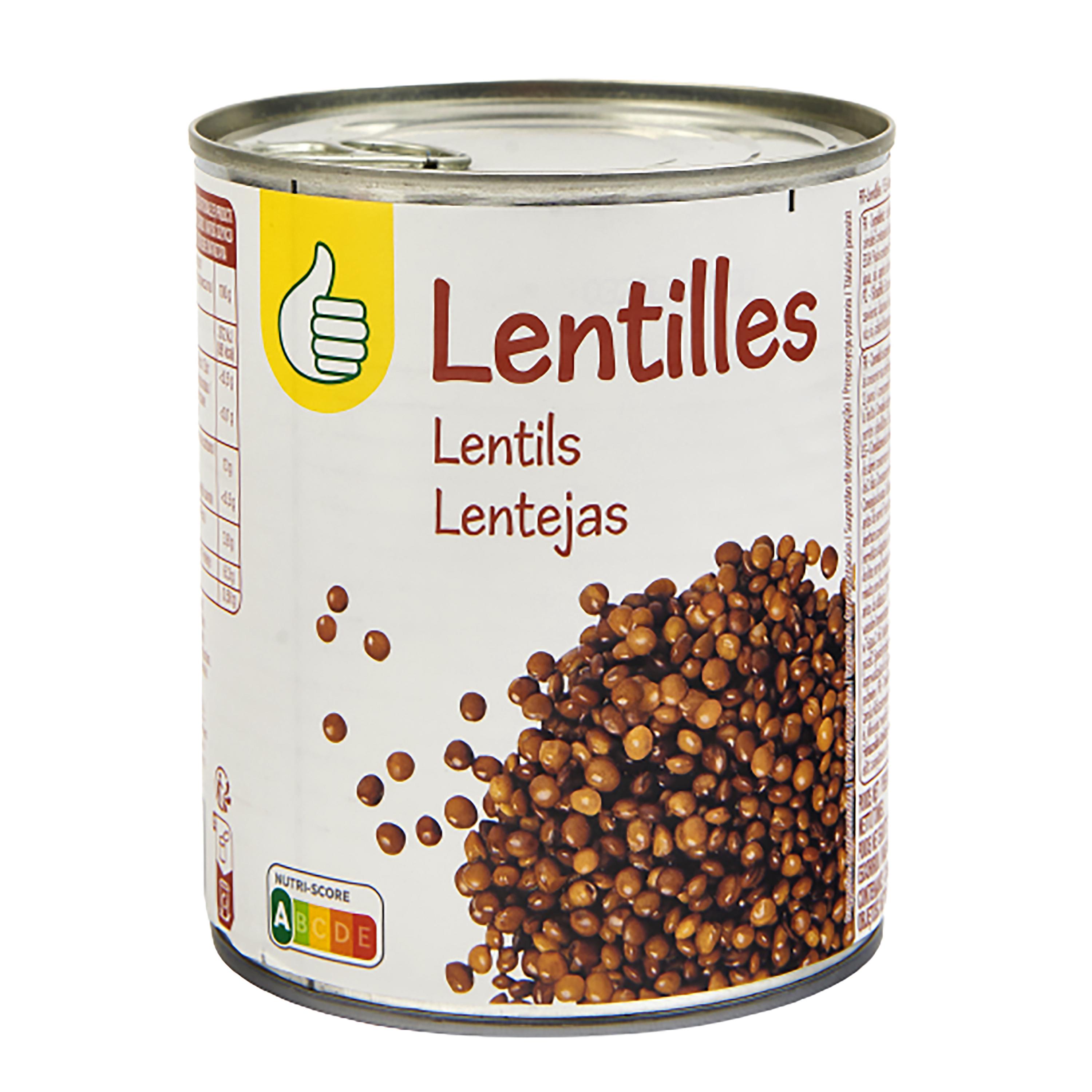 Voir la diapositive 3 : POUCE Lentilles 530g