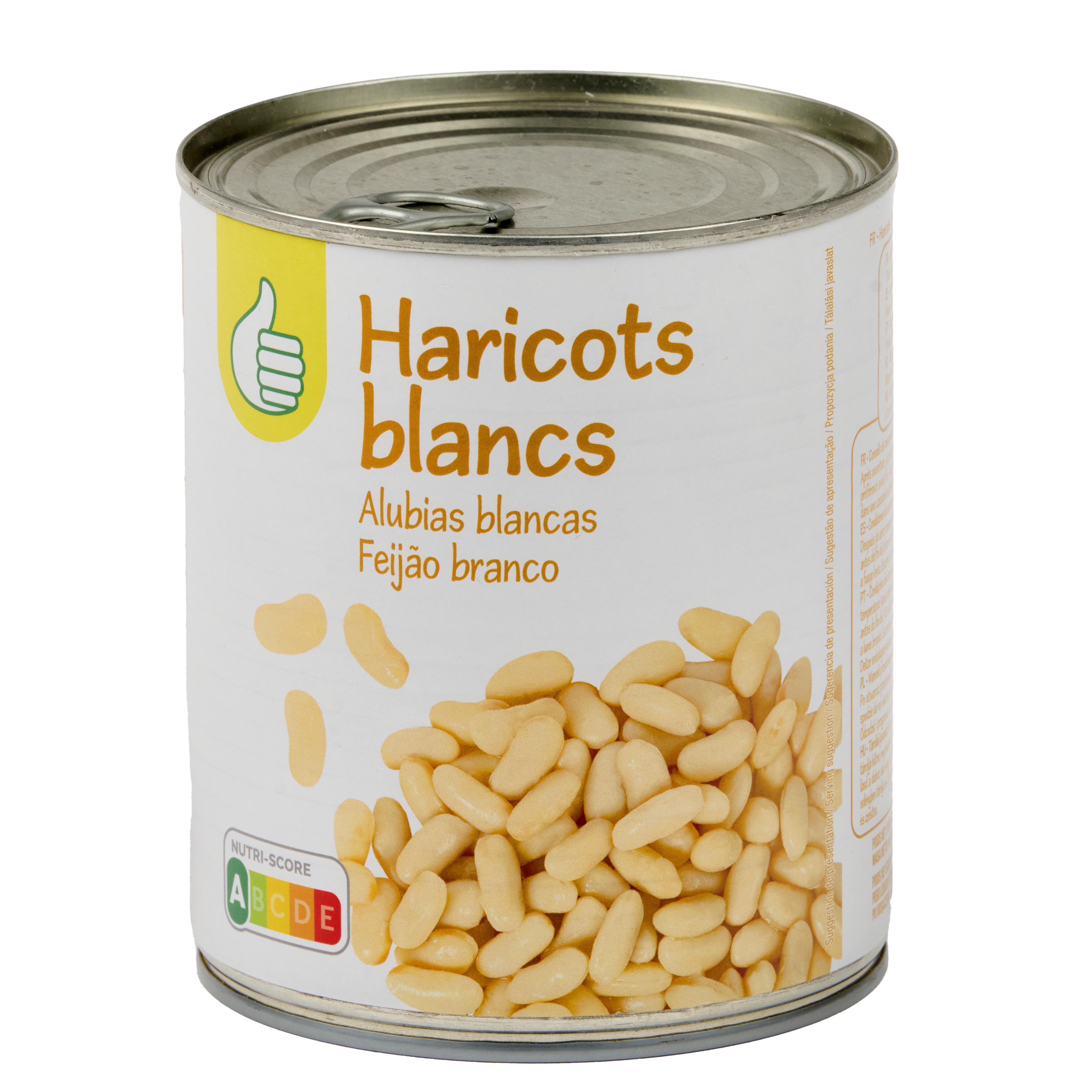 Voir la diapositive 2 : POUCE Haricots blancs 500g