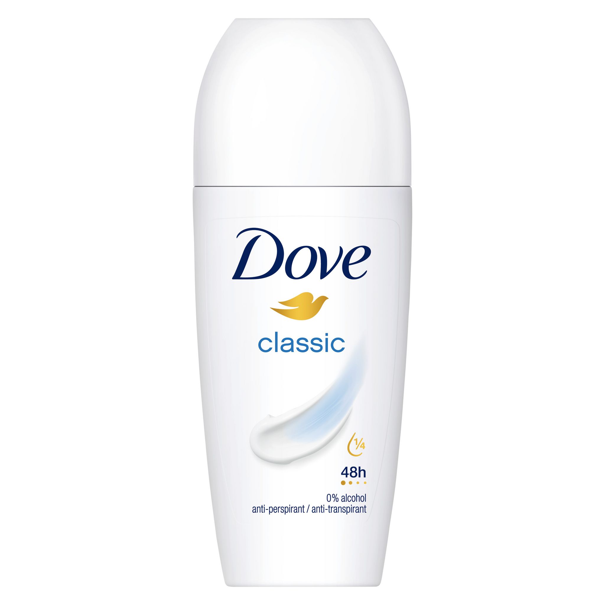 Voir la diapositive 2 : DOVE Déodorant bille anti-transpirant classique 48h 50ml