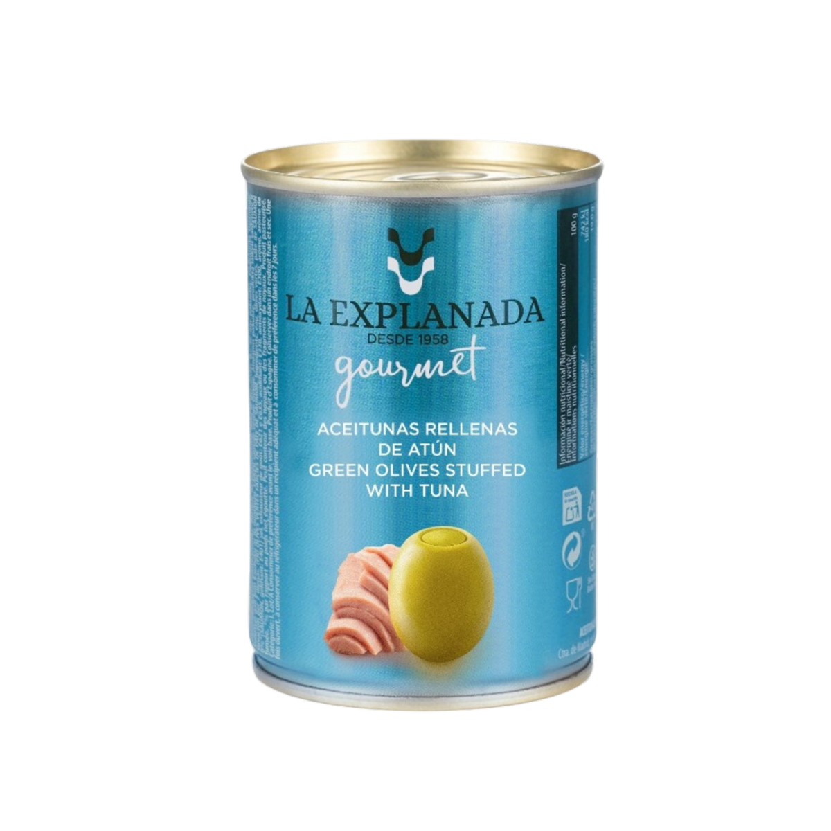 LA EXPLANADA Olives vertes farcies au thon 120g