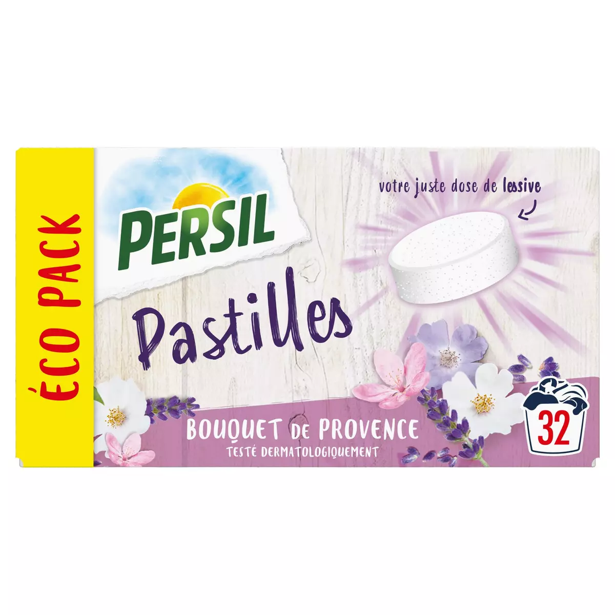 PERSIL Lessive pastille bouquet de Provence 32 pastilles