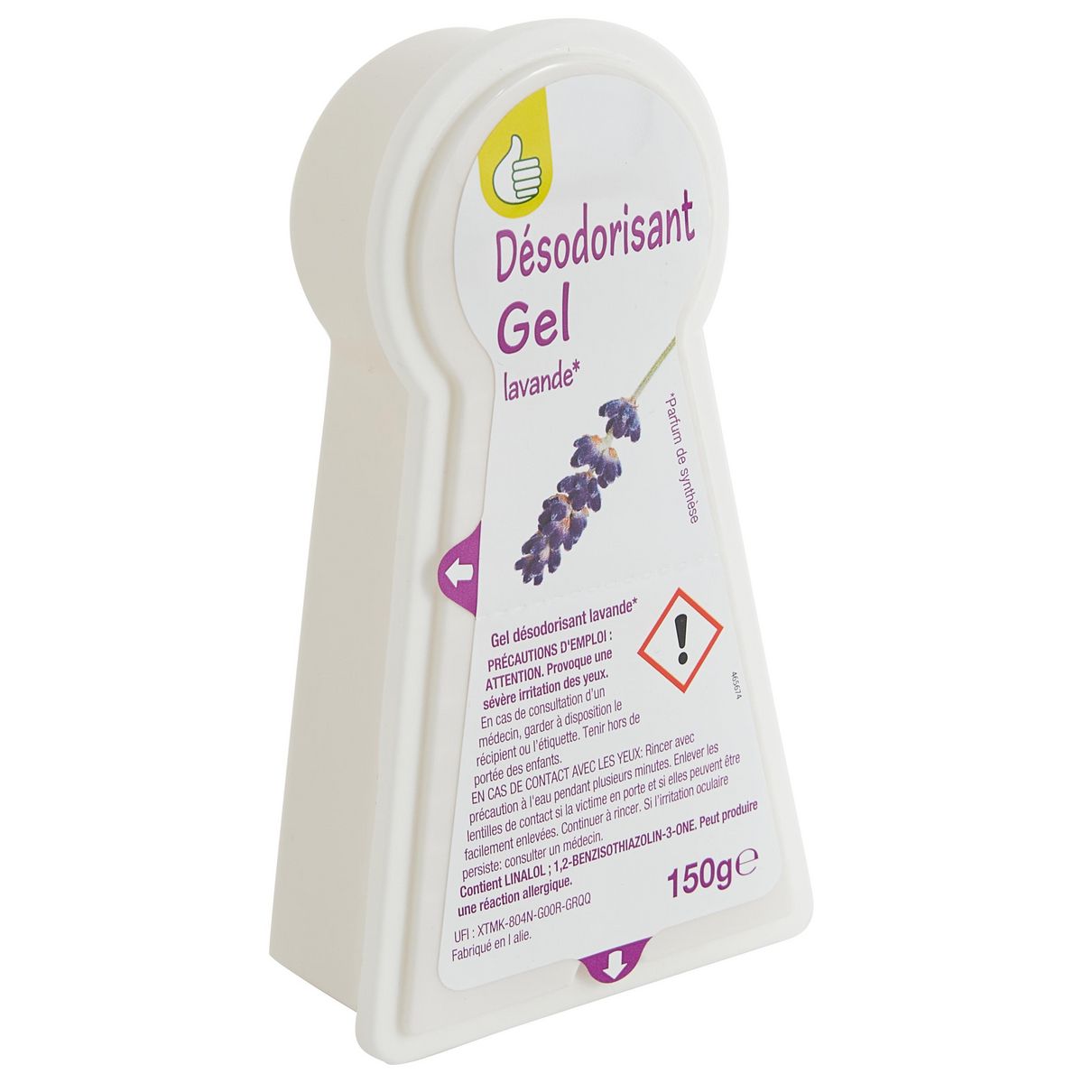 POUCE Gel désodorisant lavande 150g