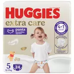 HUGGIES Extra care Couches culottes taille 5 (12-17kg) 24 pièces