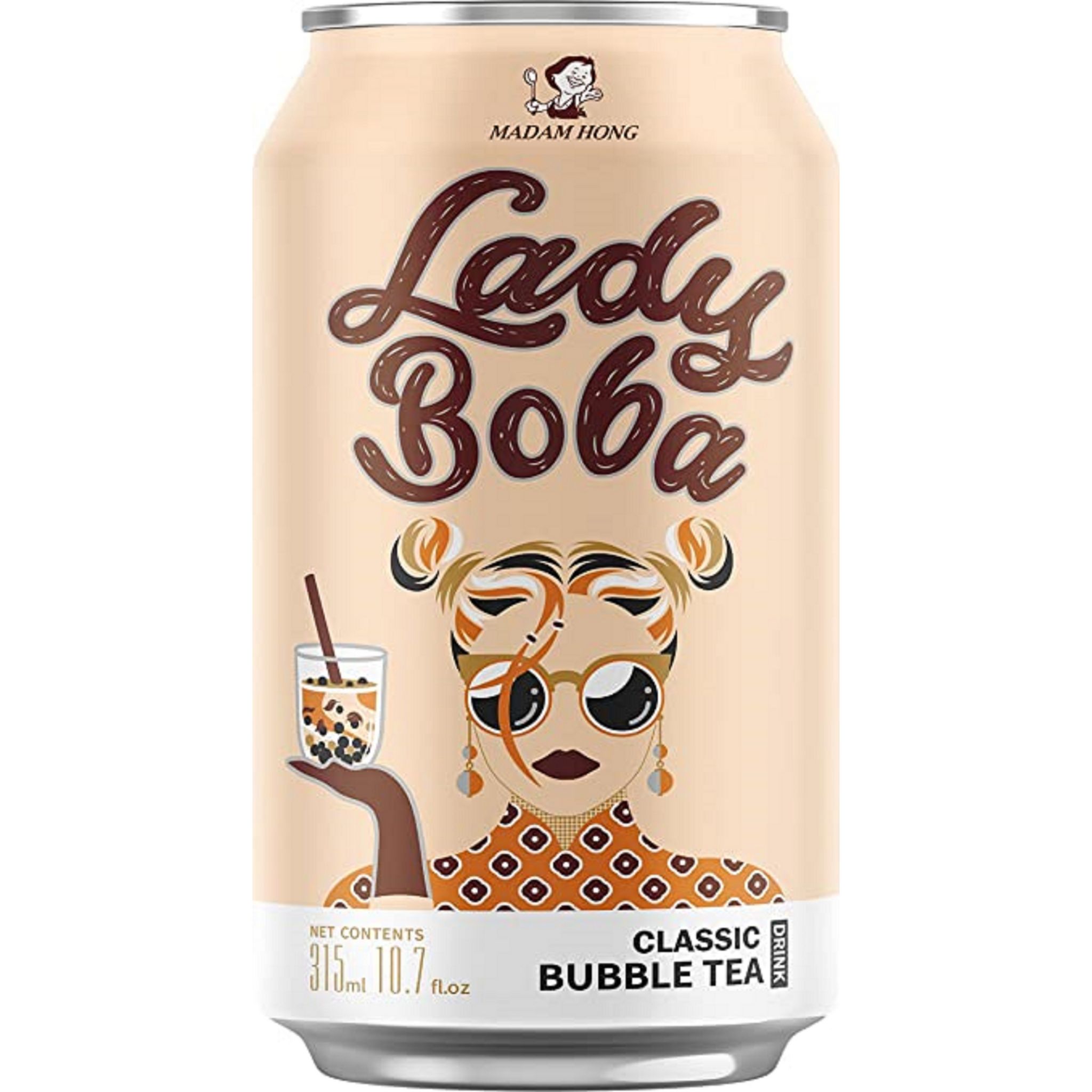 MADAM HONG Lady Boba classic bubble tea 315ml