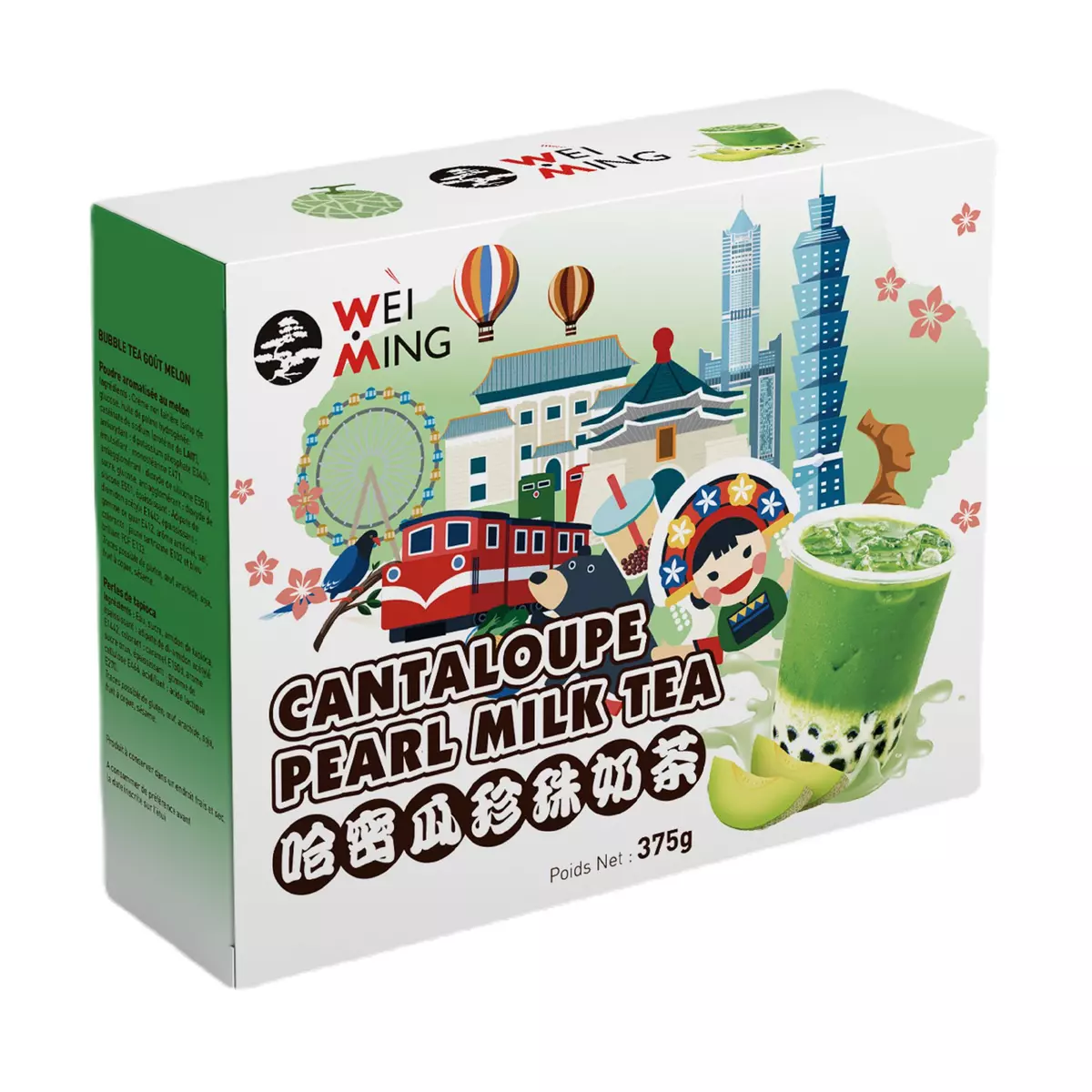 WEI MING Kit bubble tea Cantaloupe 375g