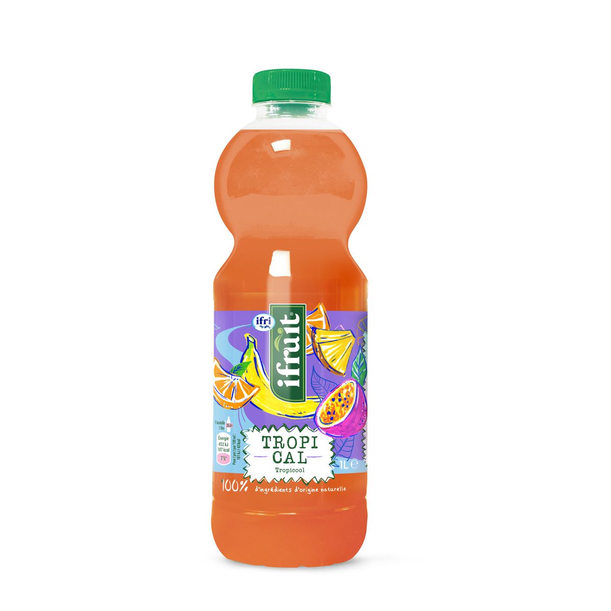 IFRI Ifruit Boisson aux fruits goût Tropical 1l