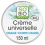 Voir la diapositive 2 : SO BIO ETIC Hydra Aloé Véra Crème universelle visage, corps, mains 150ml