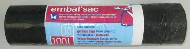 EMBAL'SAC Sacs poubelle 10x100l