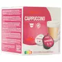 AUCHAN Capsules de café Cappuccino compatibles Dolce Gusto 16 capsules 176g