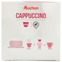 Voir la diapositive 2 : AUCHAN Capsules de café Cappuccino compatibles Dolce Gusto 16 capsules 176g