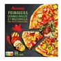 AUCHAN Pizza primavera aux légumes grillés et mozzarella 400g