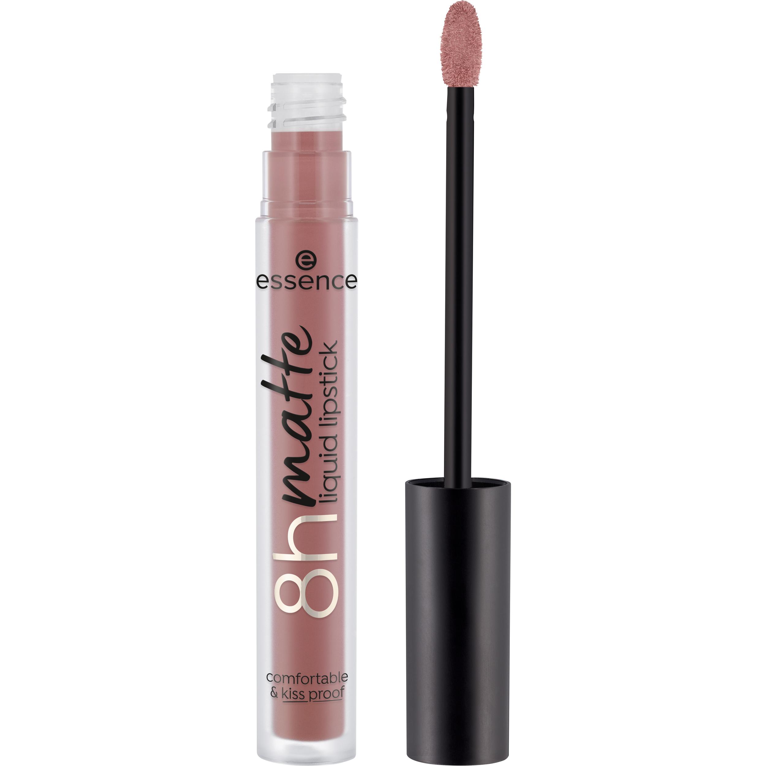 Voir la diapositive 2 : ESSENCE 8H Matte Liquid lipstick rouge à lèvres liquide 02 silky hazelnut 2.5ml