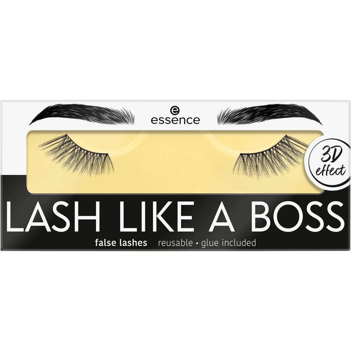 ESSENCE Lash like a boss faux cils 07 essential réutilisable colle incluse 1 pièce