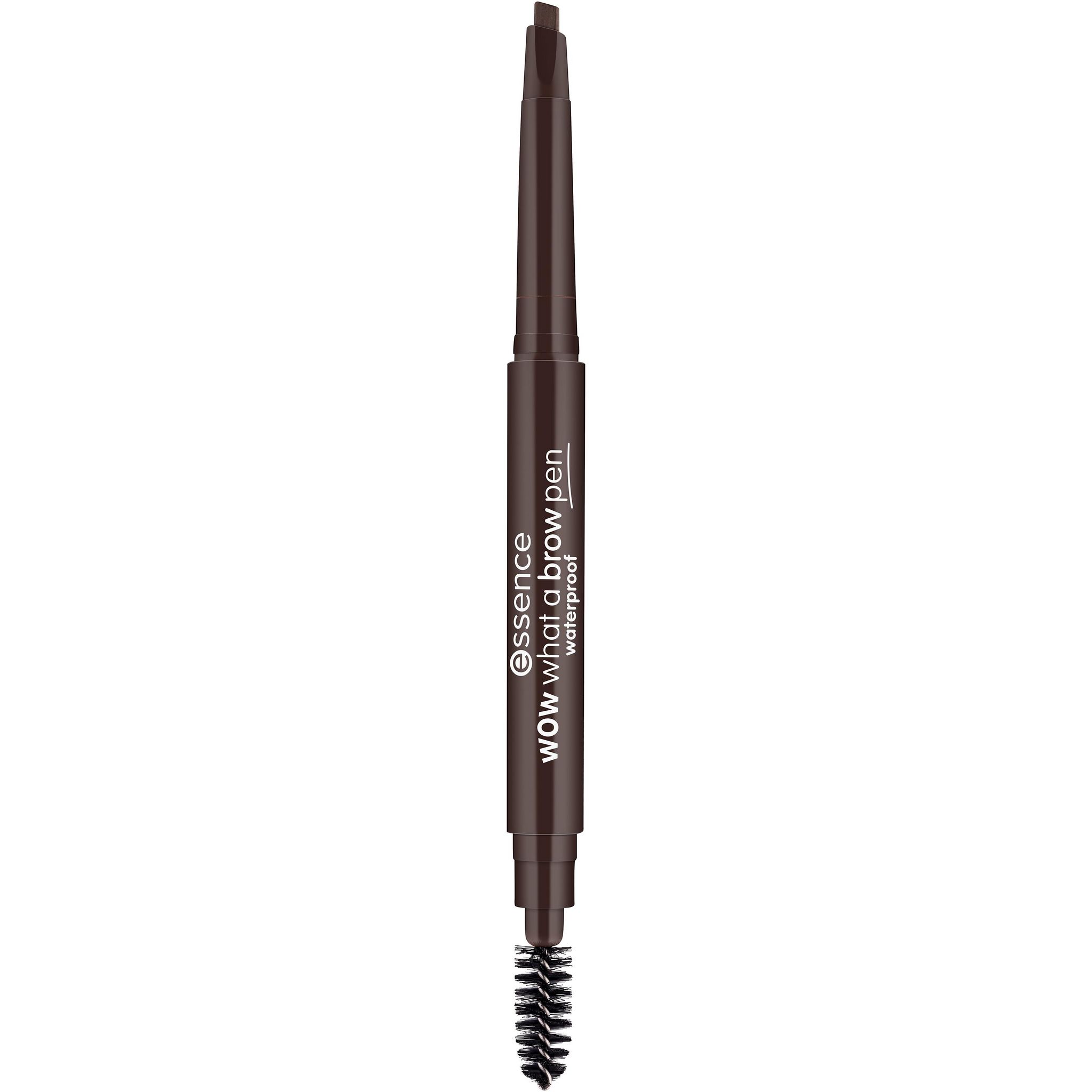Voir la diapositive 2 : ESSENCE Wow what a brow pen crayon à sourcils waterproof 04 black brown 0.2g