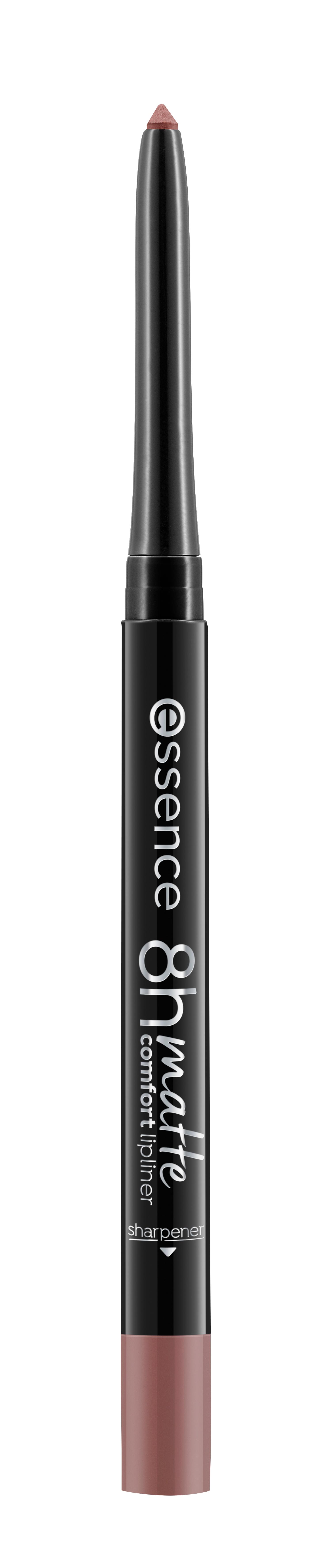Voir la diapositive 2 : ESSENCE 8H Matte Comfort Lipliner crayon contour des lèvres 02 silky hazelnut 0.3g