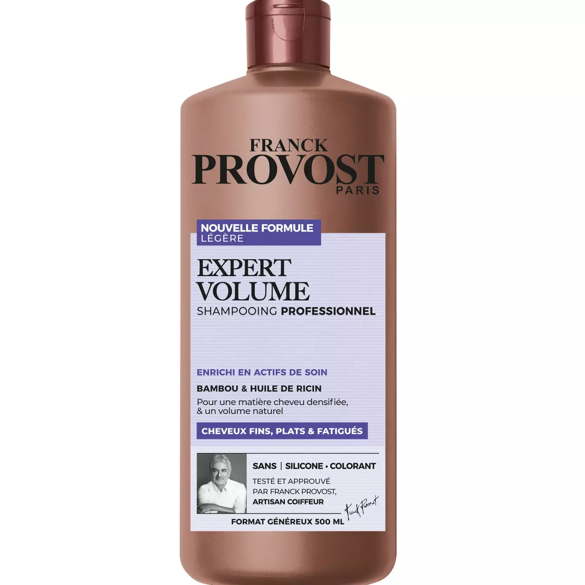 FRANCK PROVOST Expert Volume Shampooing cheveux fins plats et fatigués 500ml