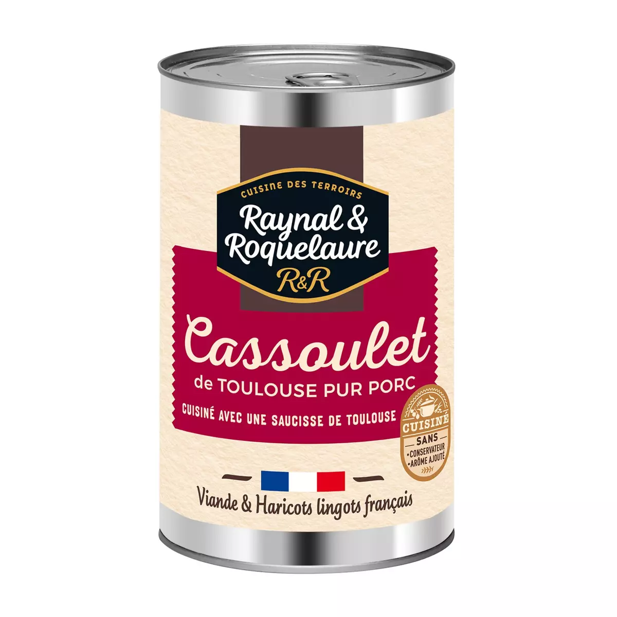 RAYNAL ET ROQUELAURE Cassoulet de Toulouse pur porc 420g