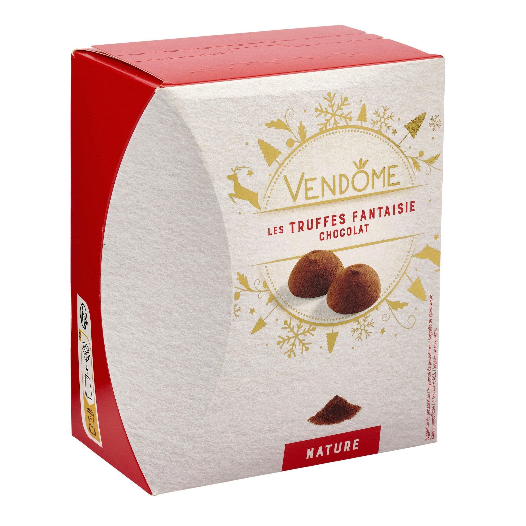 Voir la diapositive 3 : VENDOME Les Truffes nature au chocolat 250g