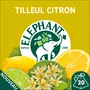 ELEPHANT Infusion Tilleul Citron note de citron vert 20 sachets 28g