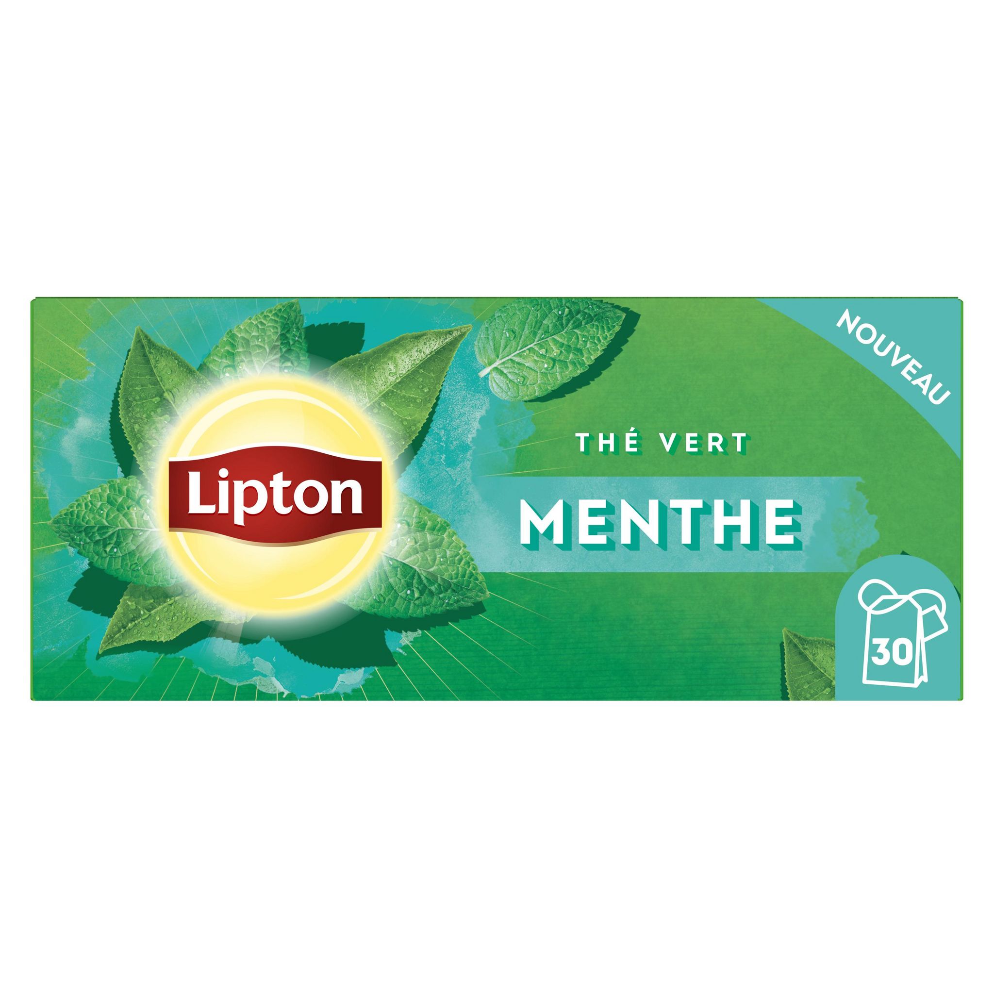 Voir la diapositive 2 : LIPTON Thé vert à la menthe 30 sachets 48g
