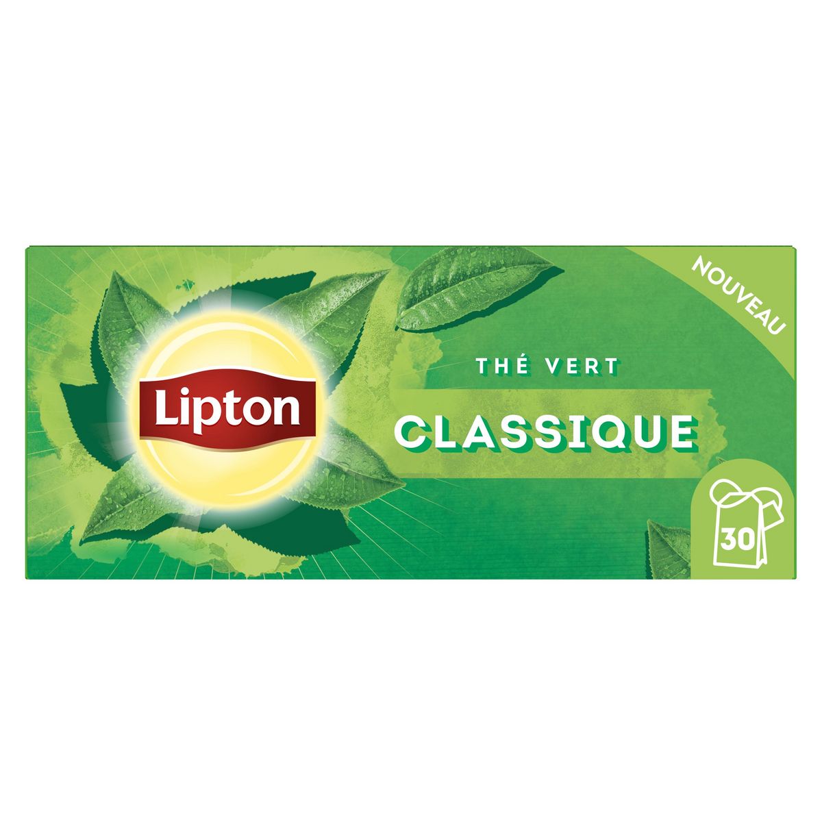 LIPTON Thé vert classique 30 sachets 39g