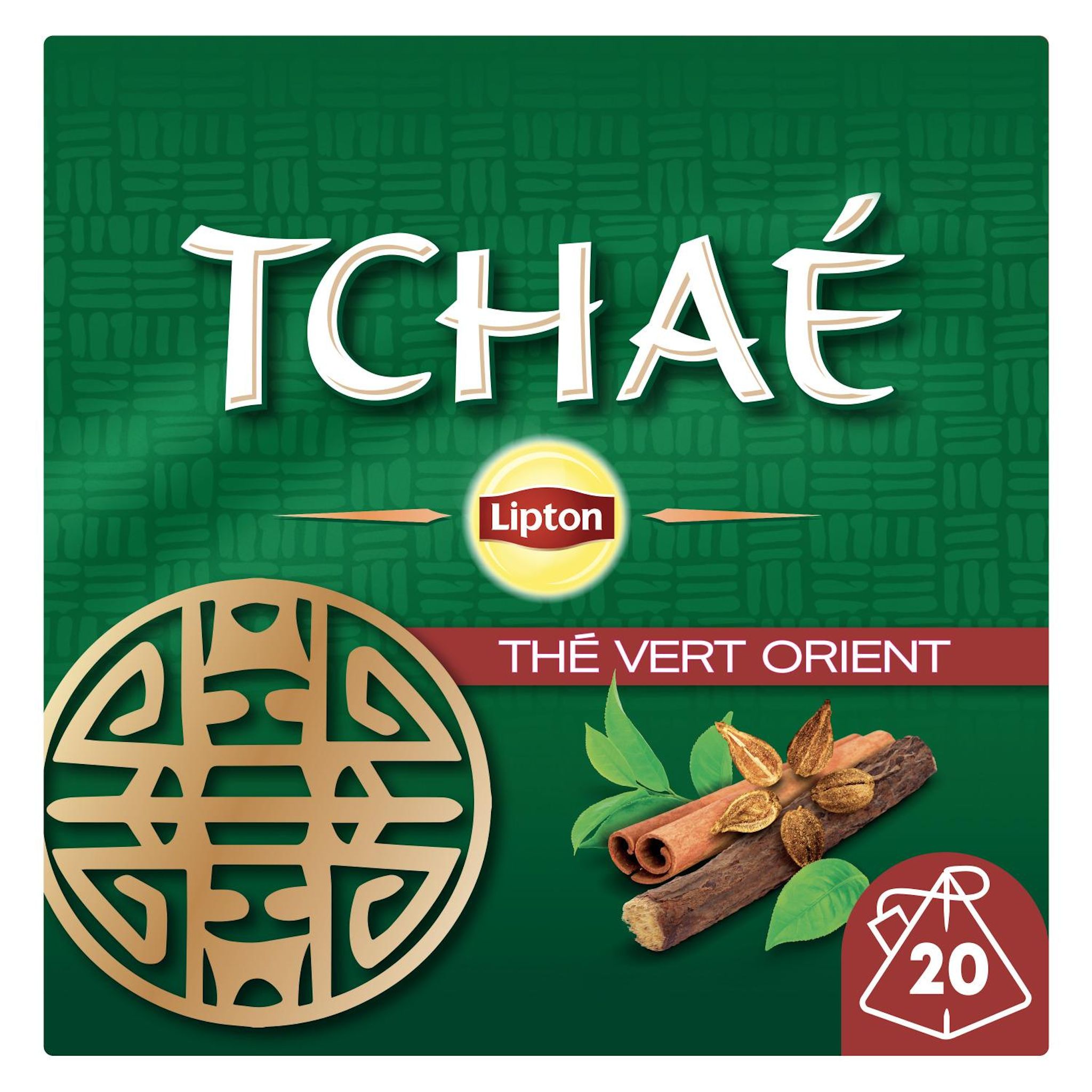 Voir la diapositive 1 : LIPTON Tchaé thé vert d'Orient 20 sachets 35g
