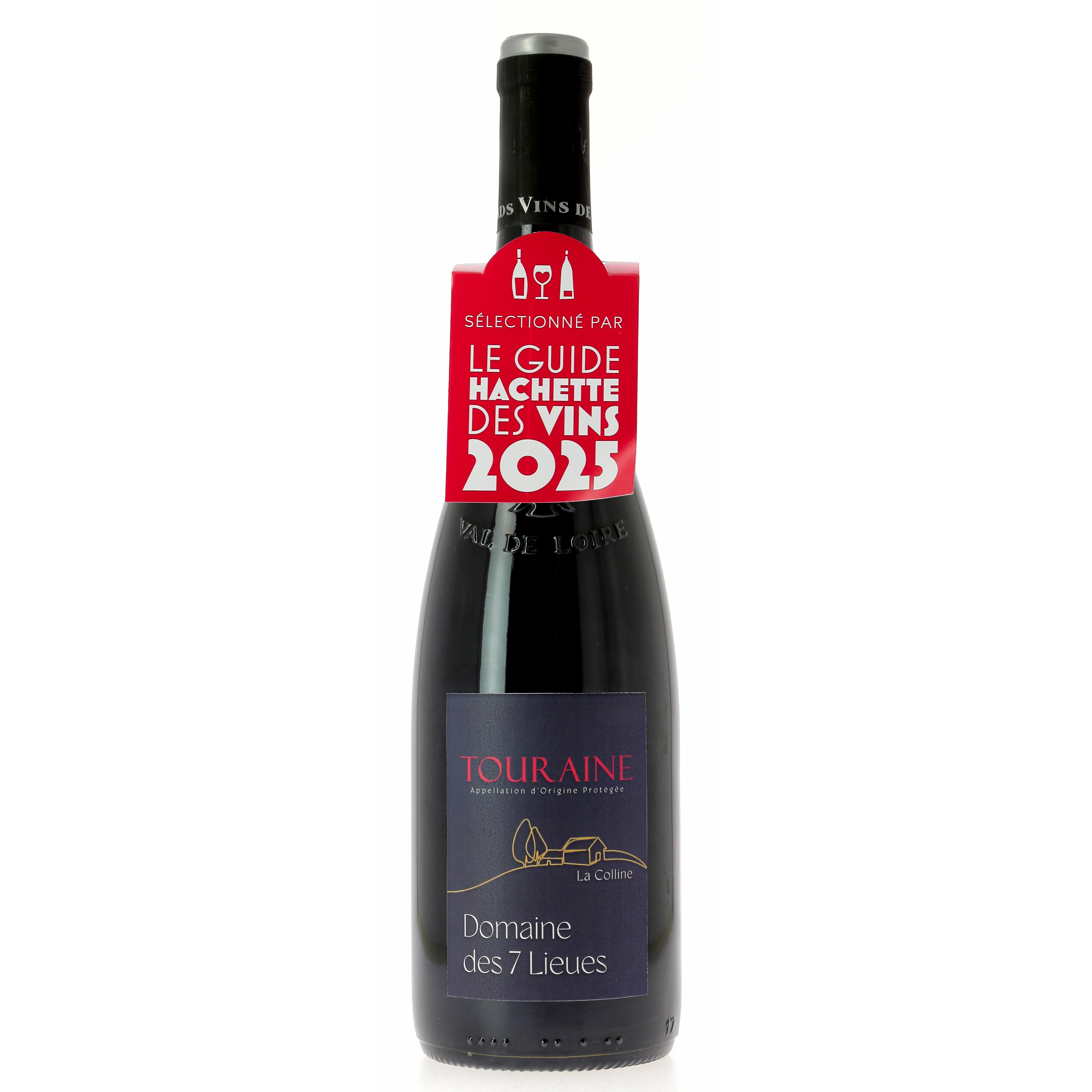 Voir la diapositive 2 : AOP Touraine Domaine des 7 Lieues rouge 75cl