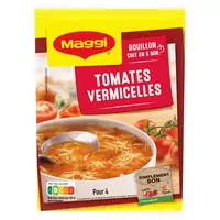 Soupe déshydratée tomates mozzarella