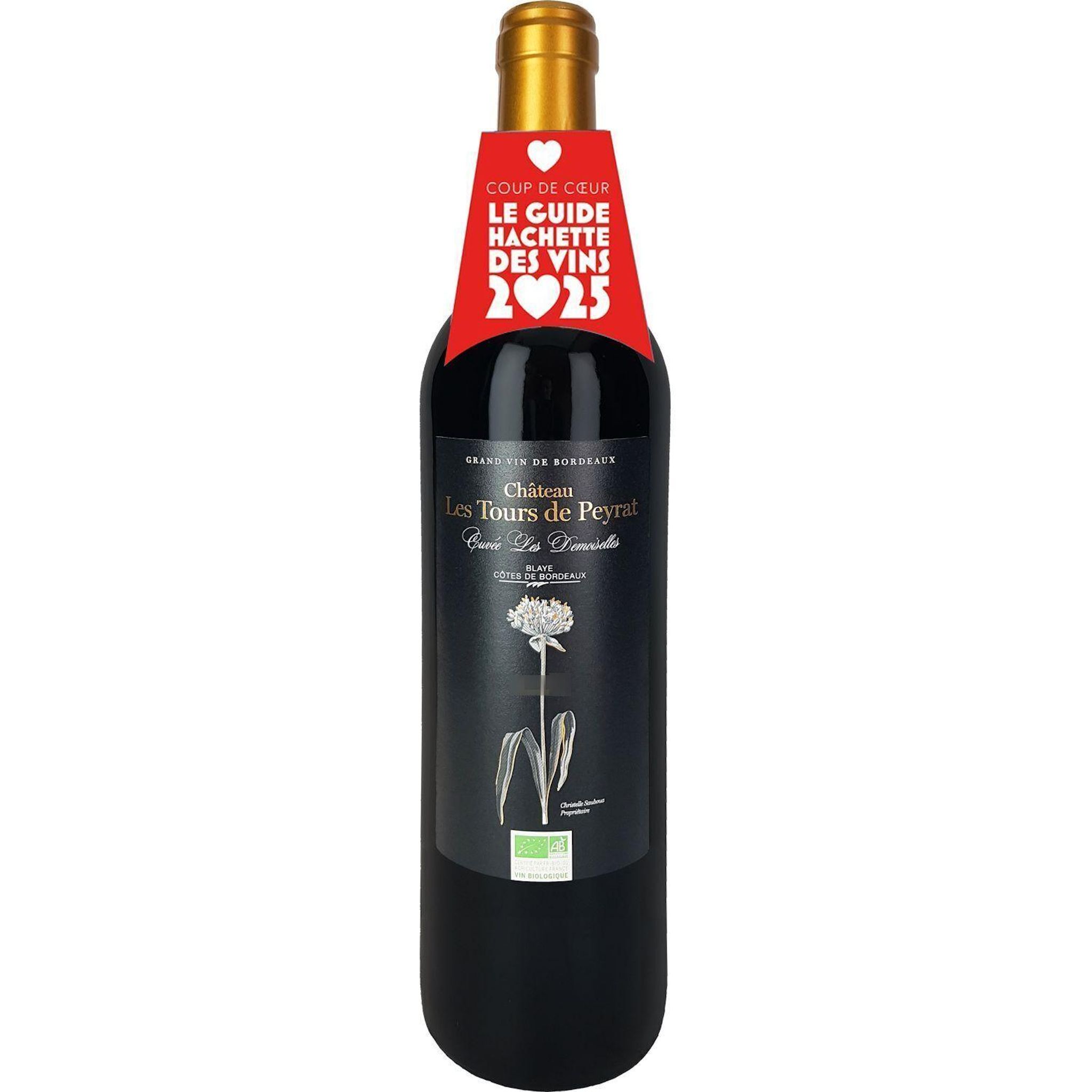 AOP Blaye Côtes de Bordeaux CH Tours de Peyrat bio 75cl