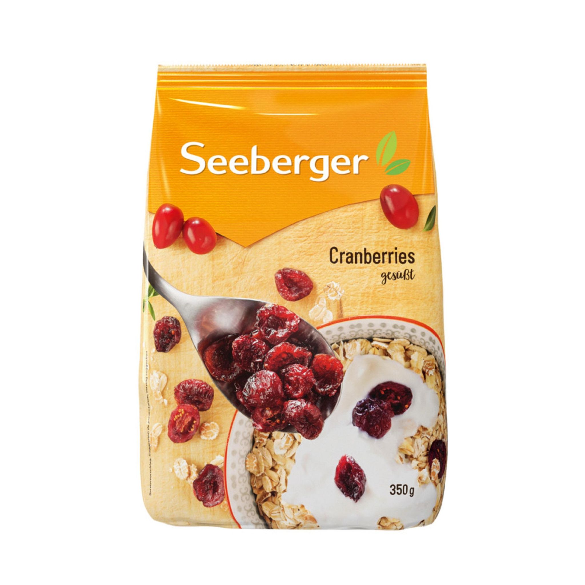 SEEBERGER Cranberries 350g
