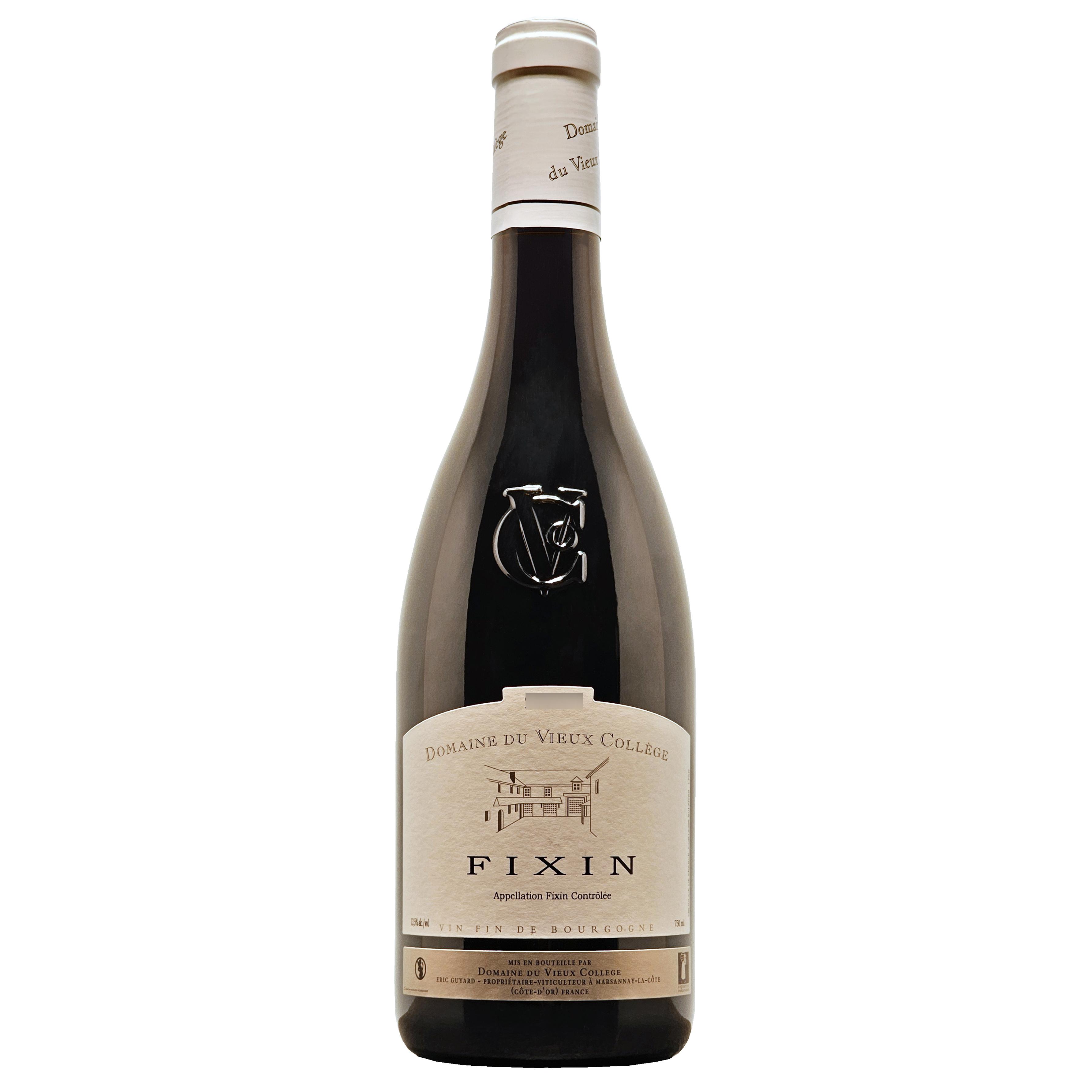 Voir la diapositive 2 : AOP Fixin Domaine du Vieux Collège rouge bio 75cl