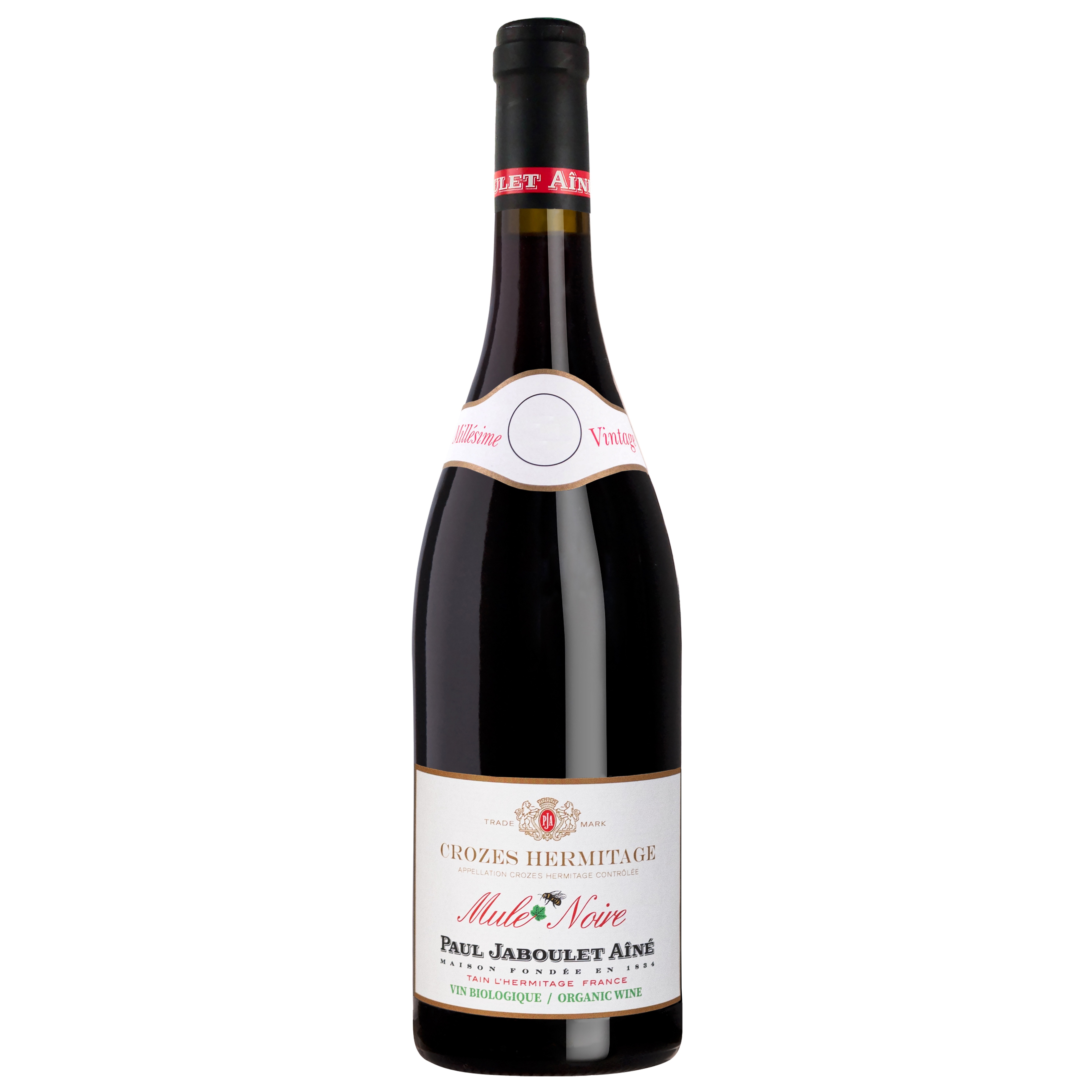 AOP Crozes Hermitage Mule Noire rouge bio 75cl