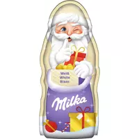 MILKA Boules de Noël chocolat au lait, blanc ou praliné croquant 350g pas  cher 