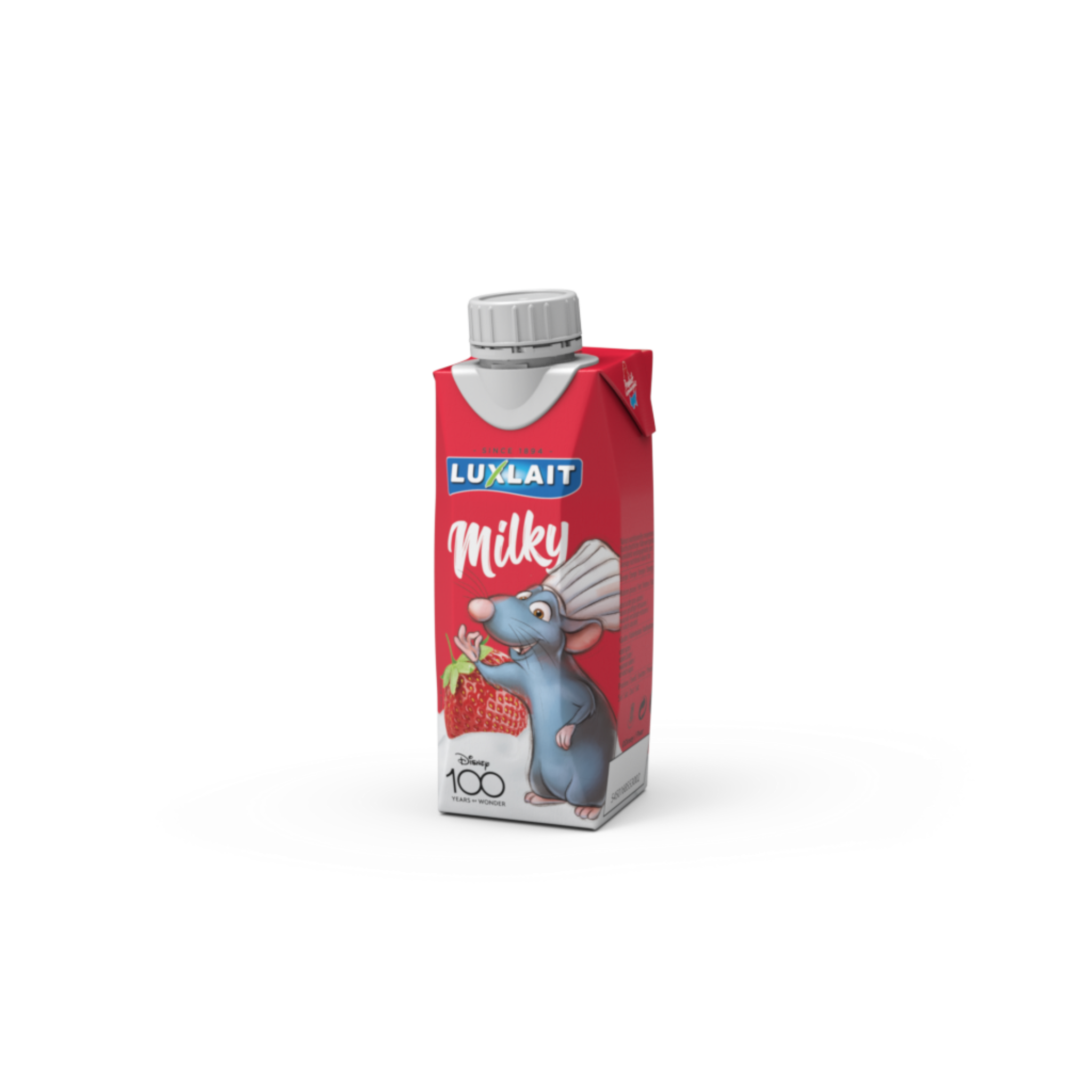 LUXLAIT Briquette de lait à la fraise 25cl pas cher